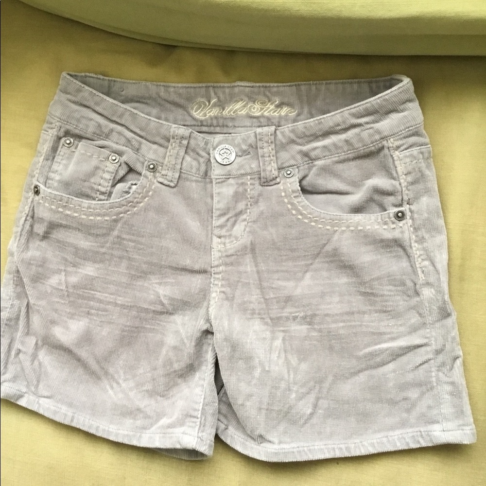 Vintage Grey corduroy shorts